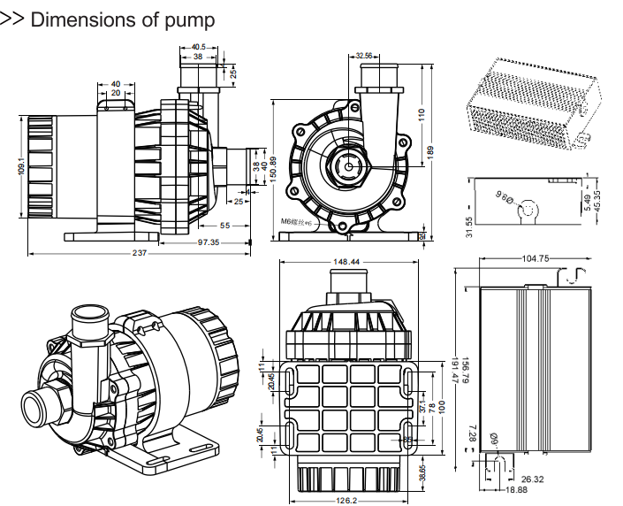 Zhongke water pump